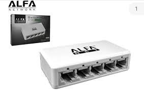 سويتش ALFA S505 بـ 4 منافذ  10/100M FTP